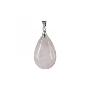 Gemstones Pendant The Drop of Pink Quartz