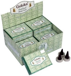 Goloka Incense Cone Patchouli (12 packets)