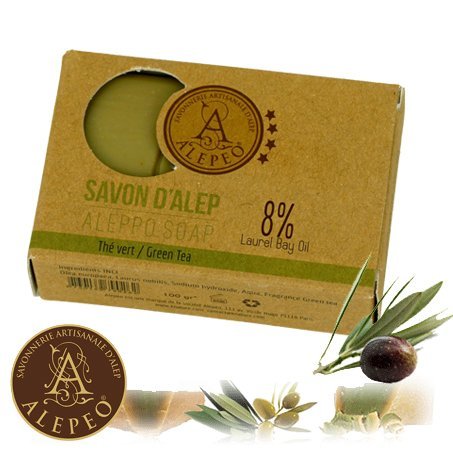 Organic Aleppo Soap Green Tea Olive soap