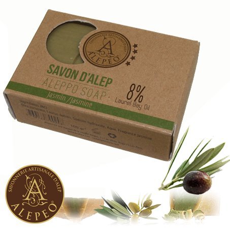 Organic Aleppo Olive soap Jasmine