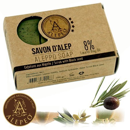 Organic Aleppo Olive soap Nigella