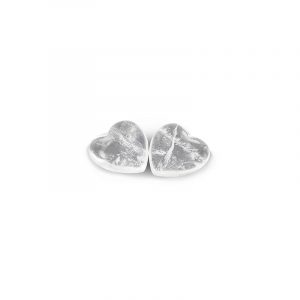 Rock Crystal Gemstones Heart (10 mm)