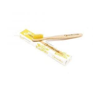 Vegan Children's toothbrush - Yellow