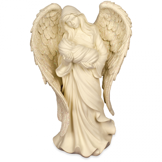 Angel Figurine Caring Embrace 15 Cm