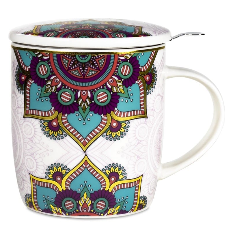 Tea Mug Mandala Set Turquoise