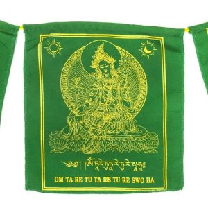 Tibetan Prayer Flags Green Tara