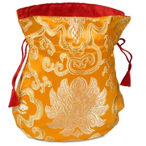 Brocade bag Lotus Orange