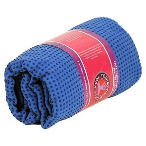Yoga Towel PVC Non-Slip Blue