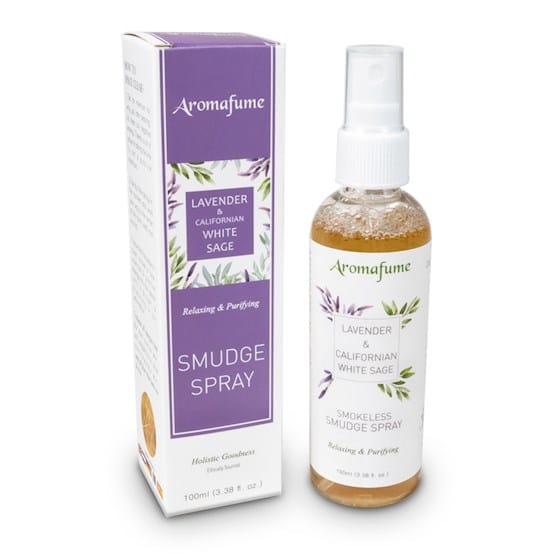 Aromafume Natural Smudge Spray White Sage and Lavender