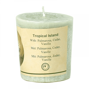 Chill-Out Scented Candle Tropical Island Stearin