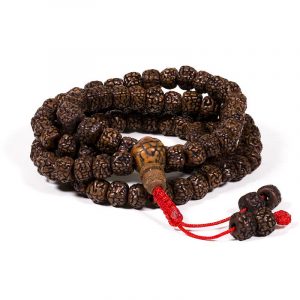 Mala Polished Rudraksha 108 Beads