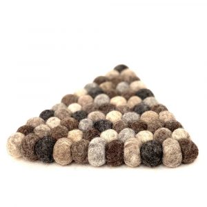 Hot Pad Triangle Natural Colors (20 x 20 cm)