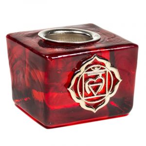 Candle Holder Cube - Root Chakra