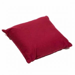 Yogi & Yogini Meditation Cushion- Square Red Support Cushion - 28 x 28 cm