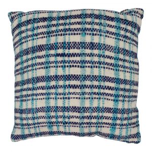 Cotton Cushion Breeze Blue (With Filling)