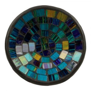 Mosaic Bowl Dark Blue - Green ( 10,5 x 3 cm)