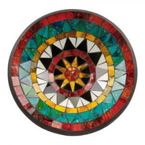 Mosaic Bowl Star Motif  (27,5 x 7 cm)