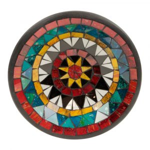 Mosaic Bowl Star Motif  (20,5 x 6 cm)