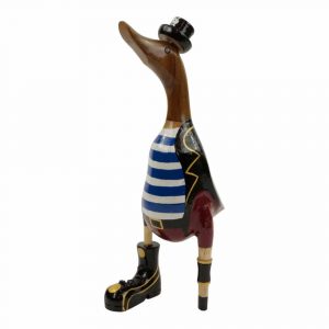 Wooden Duck Pirate (33 x 18 x 11 x cm)