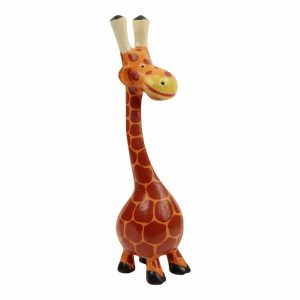 Wooden Giraffe with Belly XL