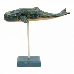Wooden Whale on Standard Tail Horizontal
