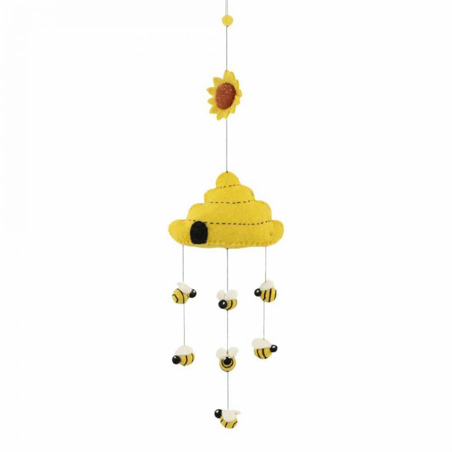 Buy Felt Moblie Baby Room - Bees - Model 1 Online - Spiru