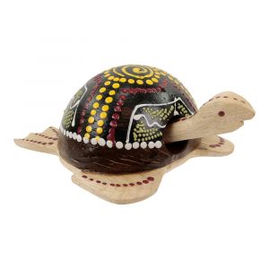 Wooden Turtle with Wobble Head