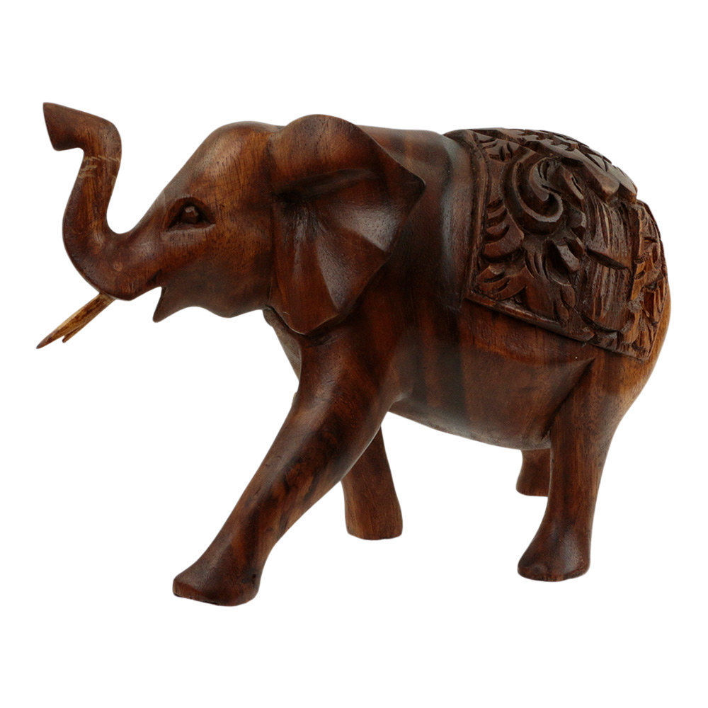 Elephant Wood Carved M