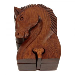 Wooden Box - Horse Head (12 x 6 cm)