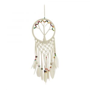 Dreamcatcher Tree of Life with Colored Beads L