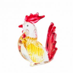 Glass Statue Chicken (5 cm)