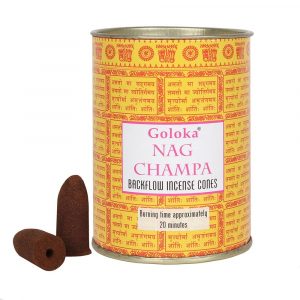 Goloka Backflow Incense Cones Nag Champa