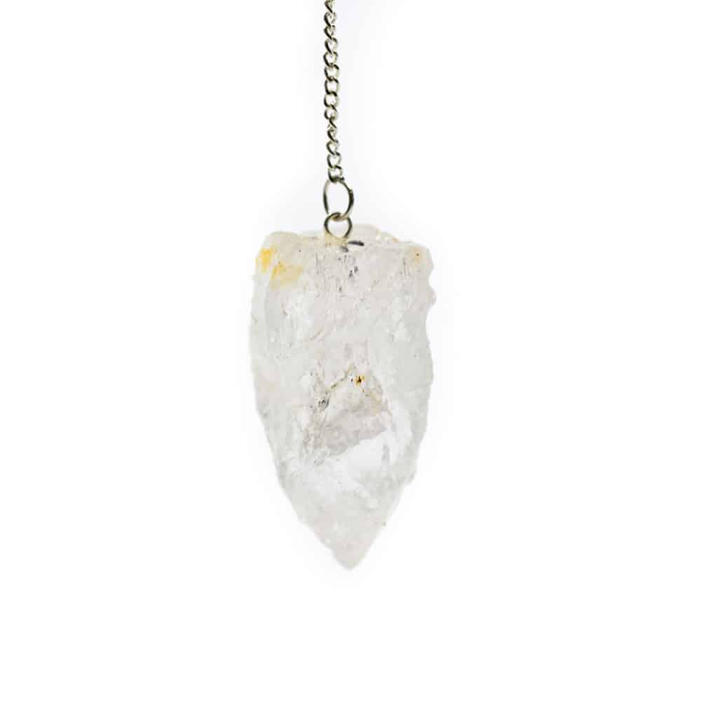 Pendulum Crude Rock Crystal Natural