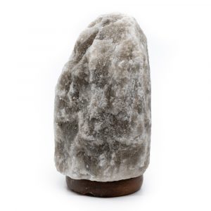 Himalayan Salt Lamp Grey (1-2 kg) approx. 15 x 11 x 9 cm