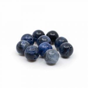Gemstone Loose Beads New Sodalite - 10 pieces (8 mm)
