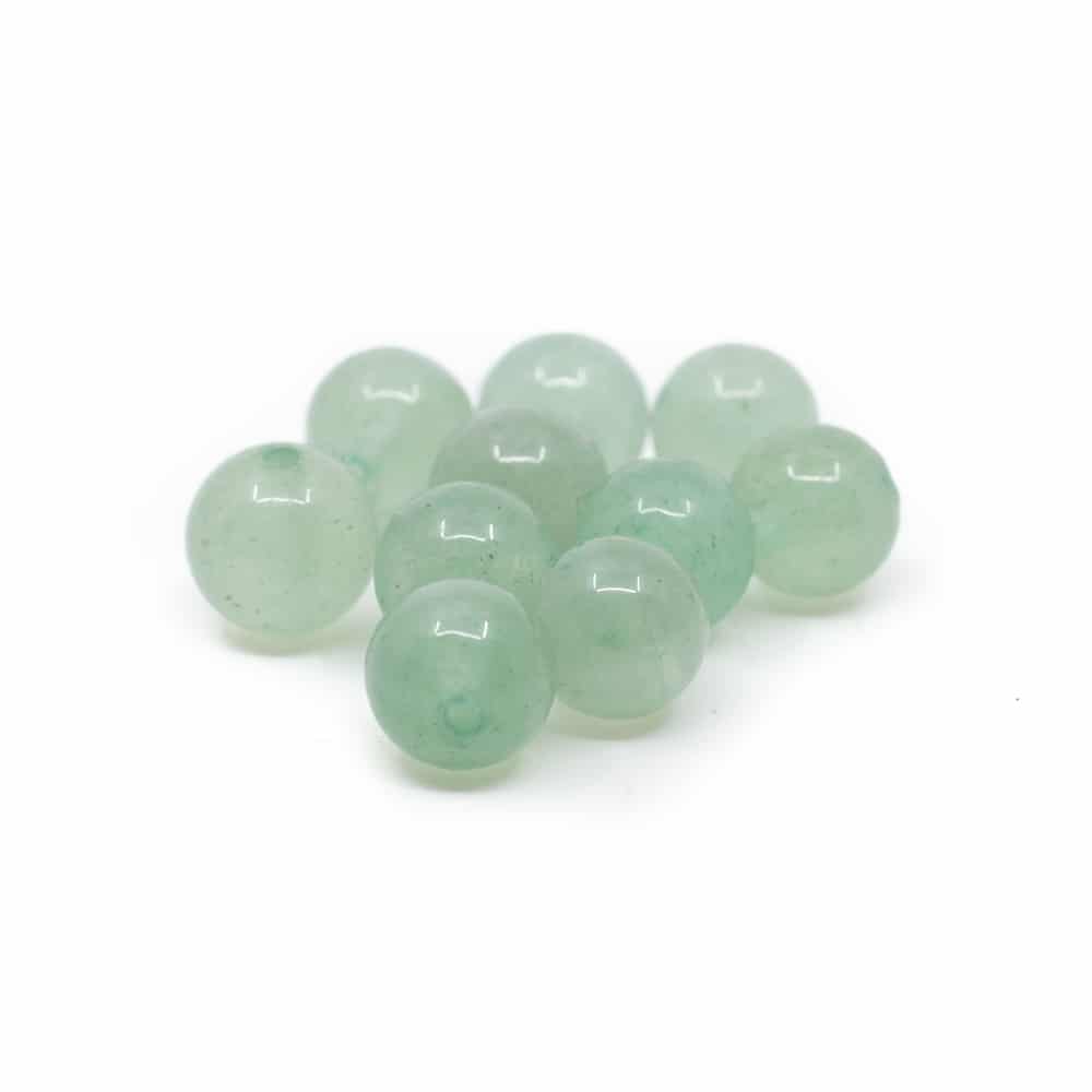 Gemstone Loose Beads Green Aventurine - 10 pieces (6 mm)
