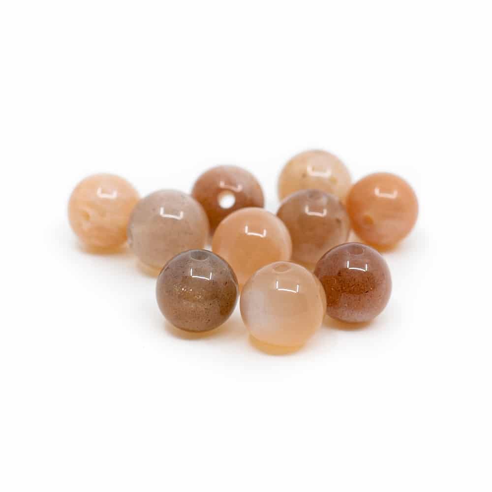 Gemstone Loose Beads Sunstone - 10 pieces (6 mm)