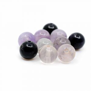 Gemstone Loose Beads Fluorite - 10 pieces (6 mm)