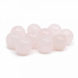 Gemstone Loose Beads Rose Quartz - 10 pieces (8 mm)