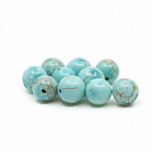 Gemstone Loose Beads Turquoise - 10 pieces (8 mm)