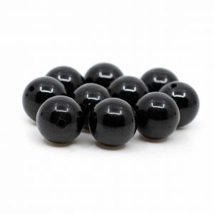 Gemstone Loose Beads Obsidian - 10 pieces (8 mm)