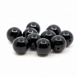 Gemstone Loose Beads Obsidian - 10 pieces (10 mm)