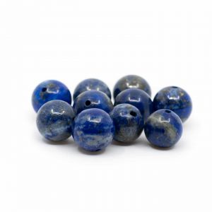Gemstone Loose Beads Lapis Lazuli - 10 pieces (10 mm)