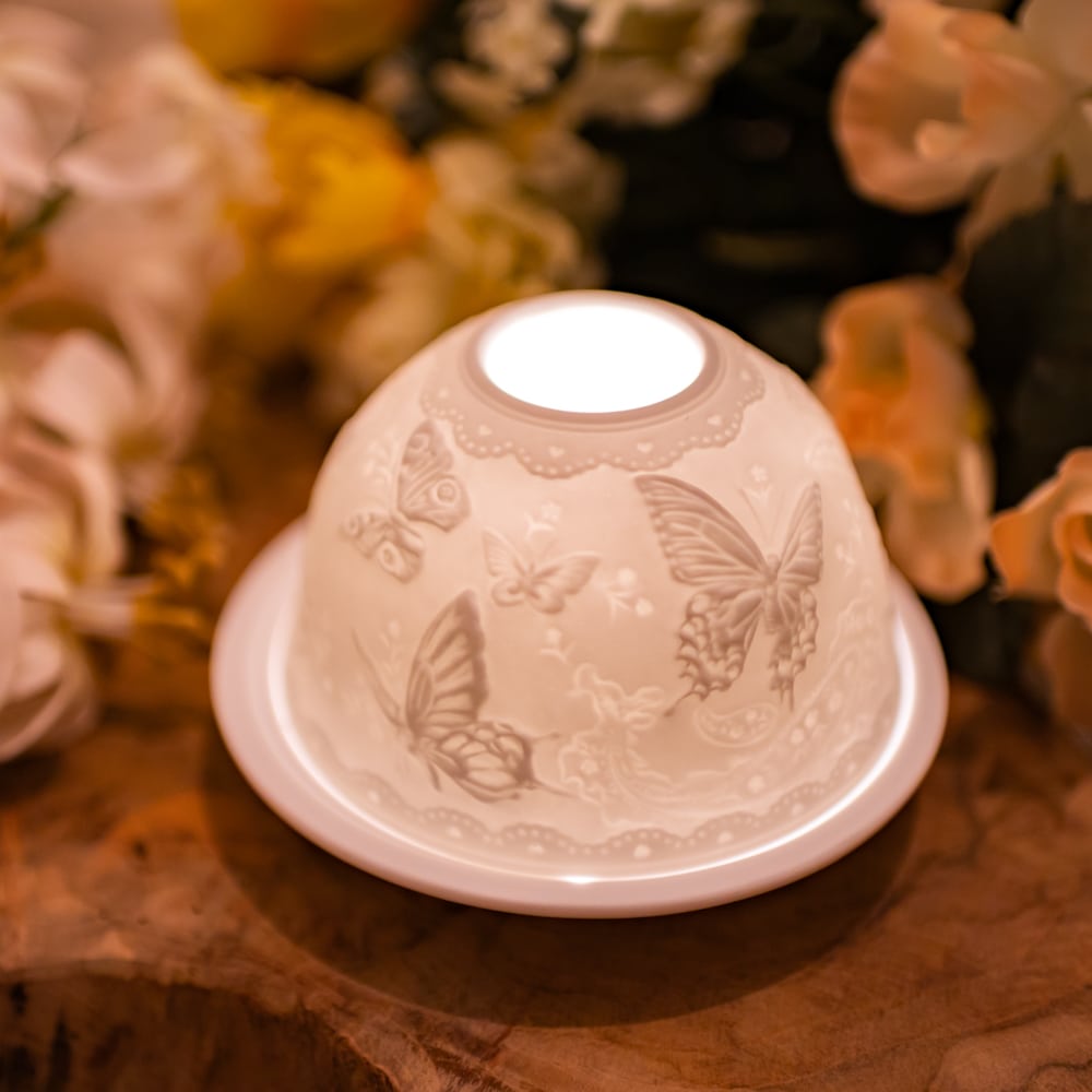 Porcelain Mood Light Butterflies