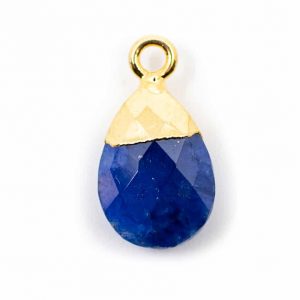 Gemstone Pendant Sapphire Pear-shaped (10 mm)