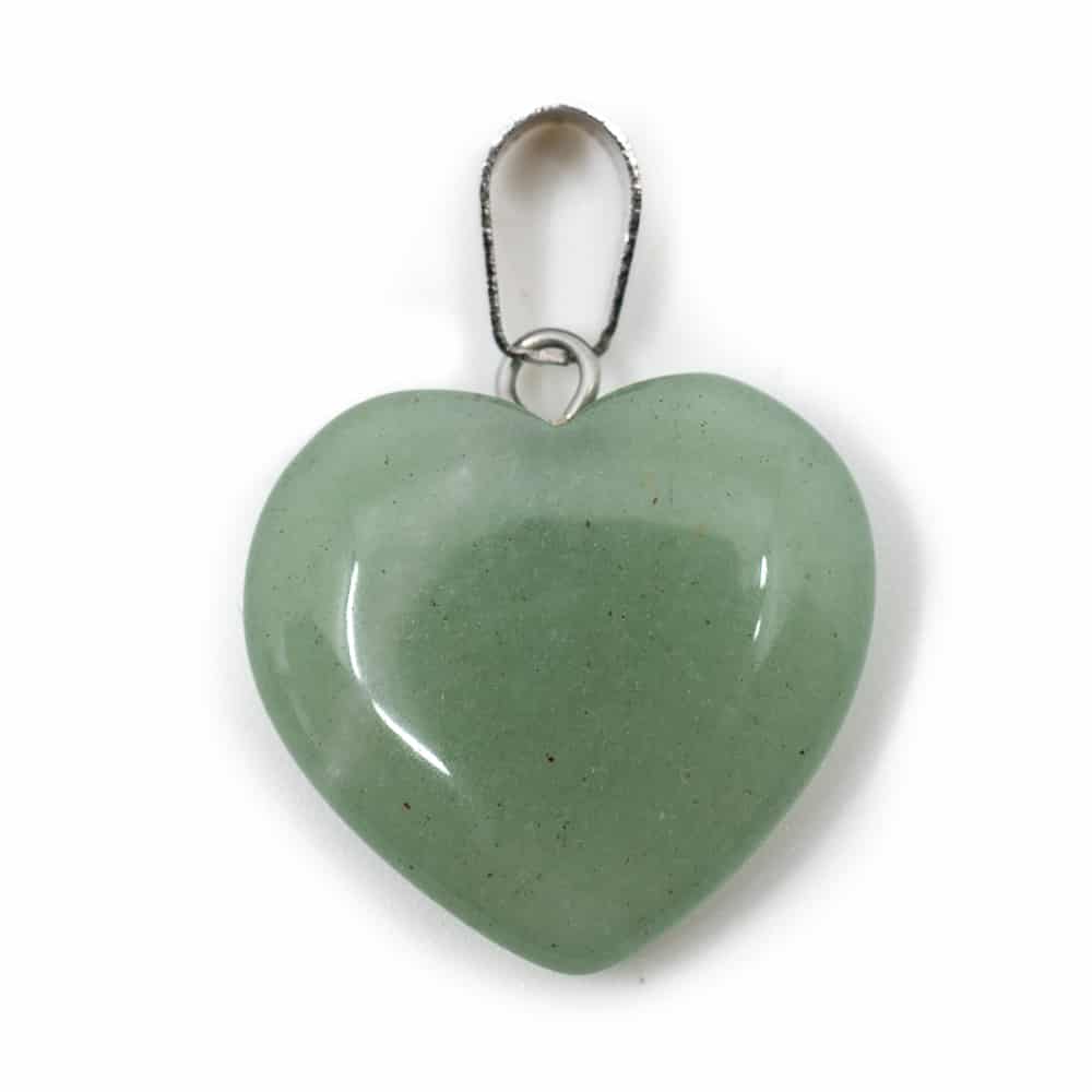 Heart Shape Gemstones Pendant Green Aventurine (20 mm)
