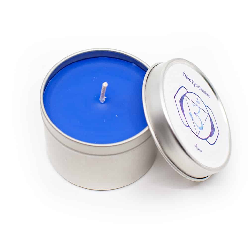 Natural Scented Candle 6th Chakra - Lavender