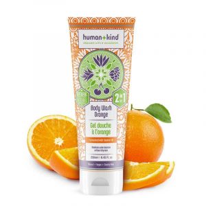 Human + Kind Shampoo Body Wash Orange Vegan All-in-one