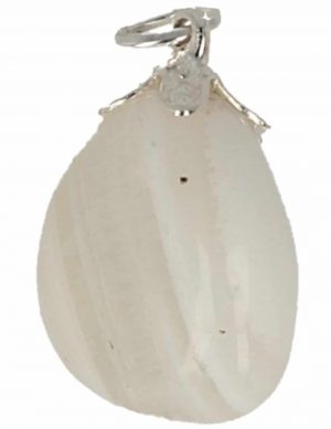 Agate White Gemstone Pendant