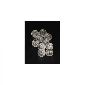 Rock Crystal Beads (10 Pieces - 6 mm)